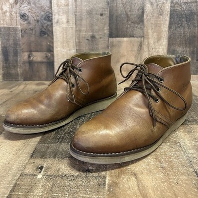 Red Wing 595 Chukka Leather Lace Up Work Boots Mens 10.5 EE  display picture 1