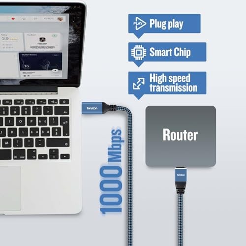 USB to Ethernet Cable, 6Ft USB3.0 A to RJ45 Cable,USB3.0 A to Gigabit 6 FT - 第 3/7 張圖片