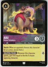 Abu Illusory Pachyderm 50/204 Reign of Jafar Disney Lorcana