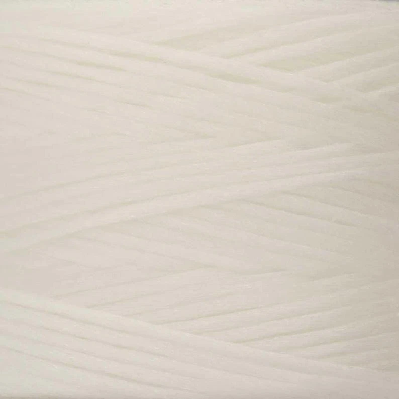 S-lon Nylon Monocord Thread Size AA / D White. Sold per 2AA / 2D bobbins - Image 2 of 3