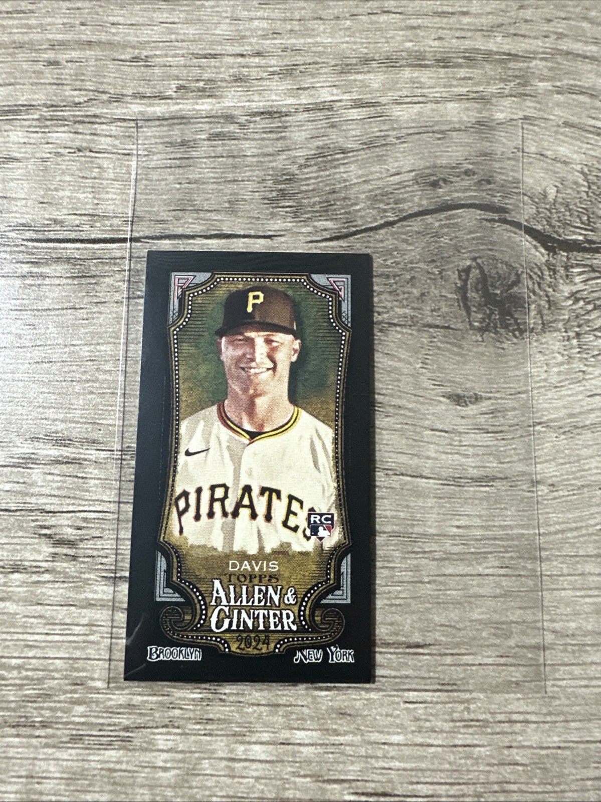 2024 Topps Allen & Ginter - Henry Davis #4 Mini Black Border (RC)