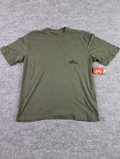 Wolverine Men Classic Short Sleeve Pocket Tee Green Large TSC NWT