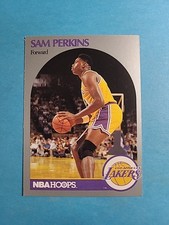 Sam Perkins 1990-91 NBA Hoops Basketball Card # 415 J3592