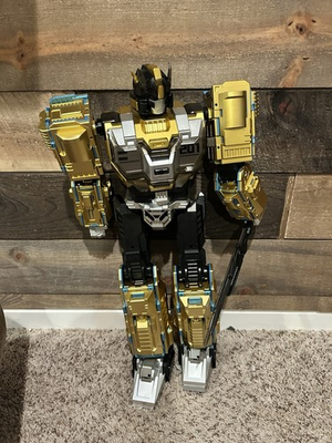 #ad #ad TRANSFORMING ROBOT SAMS CLUB MEMBER#x27;S MARK HUGE 23quot; GOLDTONE TO BLUE TOY TESTED $75.00