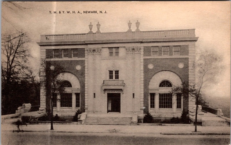 Mint Newark NJ USA Judaica Jewish Temple PPC Local View Postcard