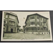 Cartolina Asti - Via Massimo d'Azeglio