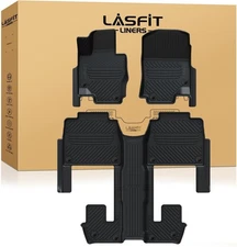 LASFIT Floor Mats for Mercedes Benz GLS 2020-2026 1st & 2nd & 3rd Row Car Liners