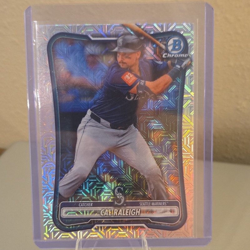 Topps 2026 Bowman ChromeCal Raleigh Seattle Mariners Mojo Refractor #13