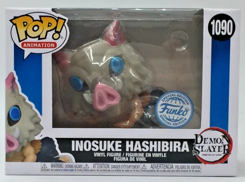 Funko Pop!  Demon Slayer Inosuke Hashibira #1090 Special Edition With Protector