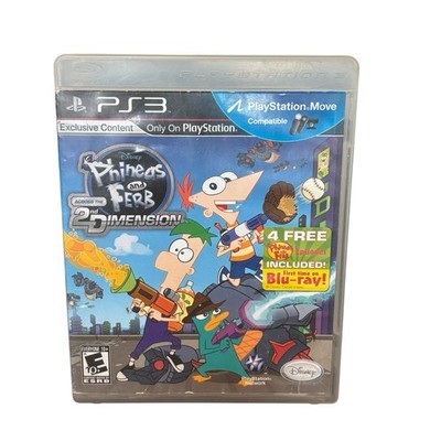 Phineas and Ferb: Across the 2nd Dimension (Sony PlayStation 3, 2011) CIB MANUAL