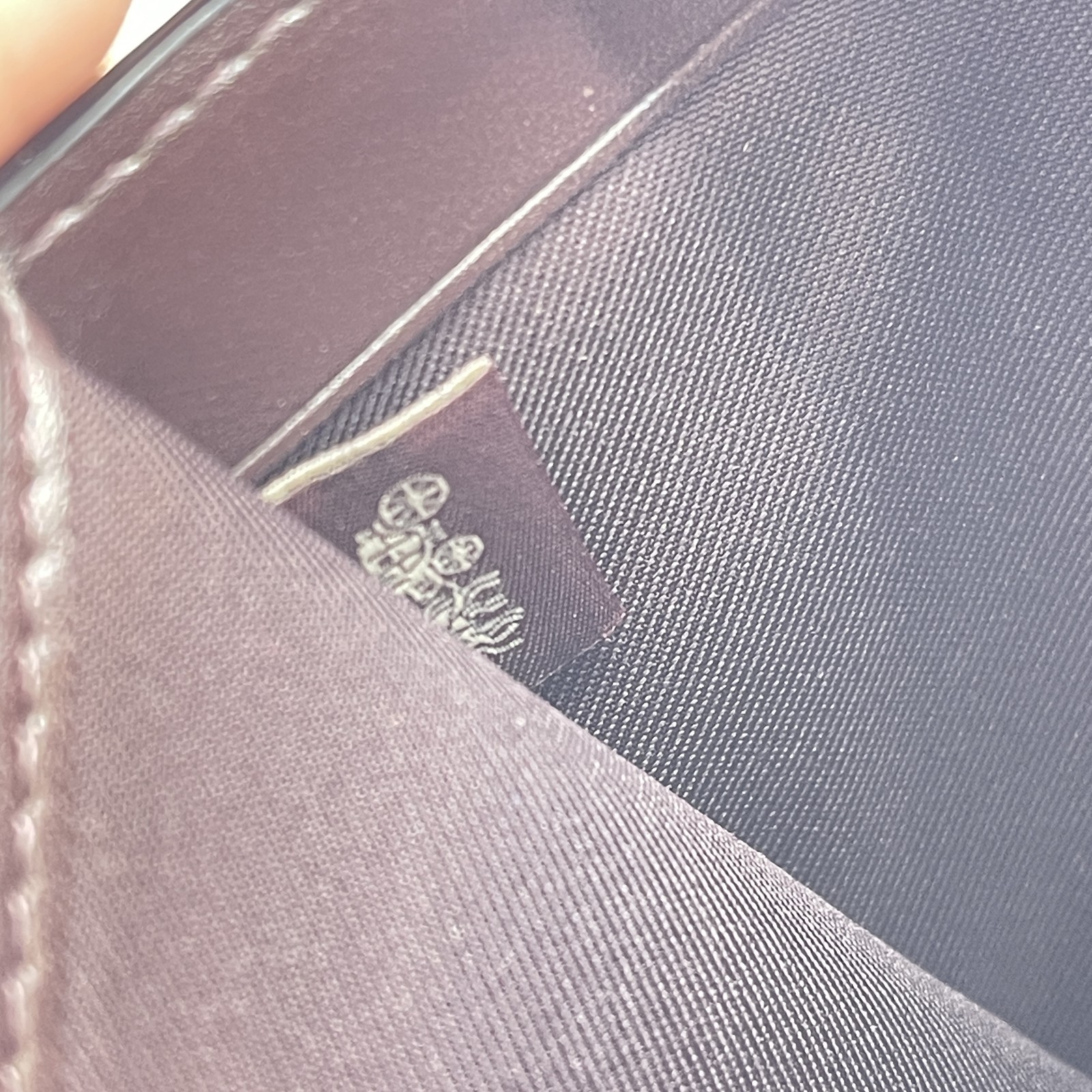 Coach Womens Hutton Colorblock Turn Lock Wallet Leather Black/Beige Pre-Owned thumbnail 13