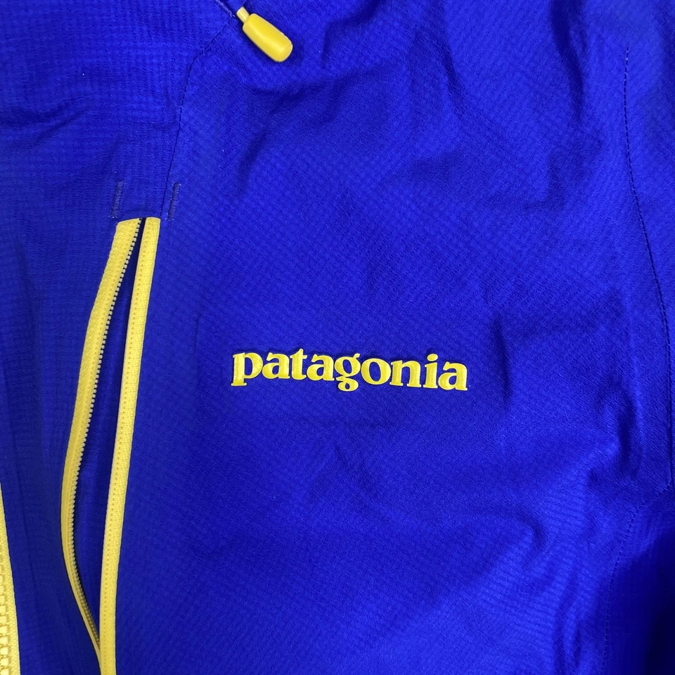 Chaqueta Patagonia Mujer Mediana Azul Amarillo H2No Capucha Triolet STY84340 Foto 4 de 4