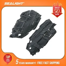 2Pcs Engine Splash Shield Guard Under Panel Cover For Toyota Camry 2012-2014