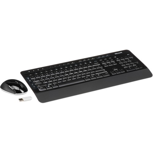 Keyboard and Mouse Microsoft PP3-00001 Wireless Desktop 3050 With AES Keyboard