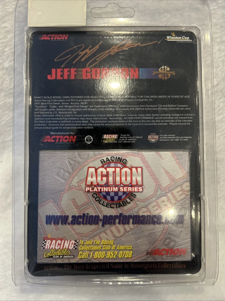 Jeff Gordon #24 Action 1997 DuPont Million Dollar Date 1:64 Limited Edition NIB - Image 2 of 3