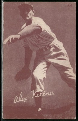 1953 Canadian Exhibits #64 Alex Kellner (RED TINT) VG/VG-EX