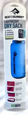 Sea to Summit - lightweight Dry Sack 13L Blue Waterproof Rafting Camping,  NEW