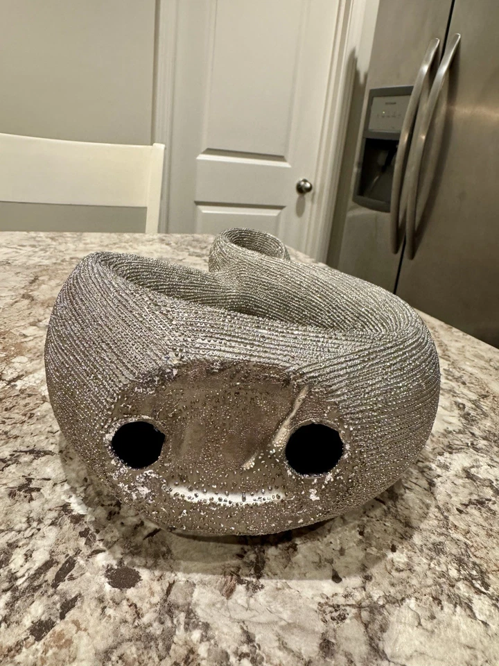 SagebrookHome串珠银InfinityLoop陶瓷雕塑12英寸装饰口音 — 第 3/3 张图片