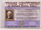 1964 90% SILVER WASHINGTON QUARTER - THREE CENTURIES OF UNITED STATES SILVER