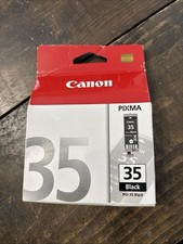 GENUINE CANON PIXMA 35 BLACK INK CARTRIDGE 1509B002 9.3ML PGI-35 V6-4
