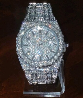Men's Luxury Full Covered Extra Shiny Simulated Diamond Men's Luxury Full Covered Extra Shiny Simulated Diamond