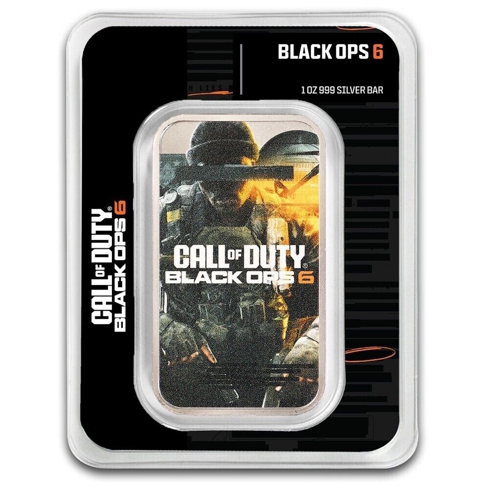 Pamp Suisse 1 oz Silver Call of Duty™ Black Ops 6™ Colorized Bar