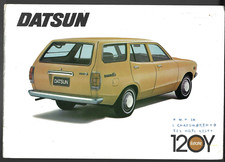 Datsun Sunny 120Y Estate 1973-1974 UK Market Single Sheet Sales Brochure Nissan