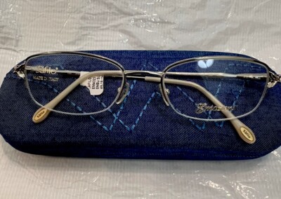 SAFILO DESIGNER SEMI RIMLESS EYEWEAR MADE IN ITALY. NEW FRAME FROM (OS) PRISTINE