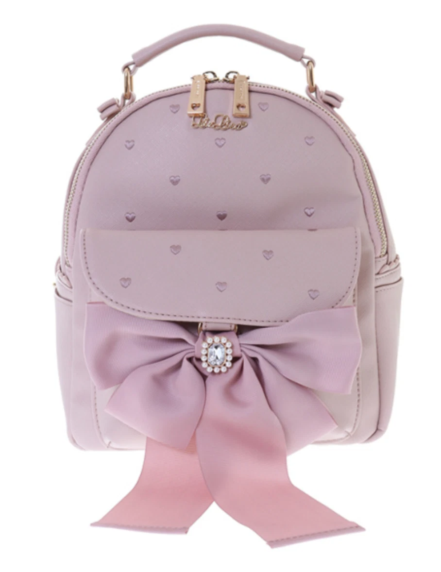 LIZLISA Long Ribbon Backpack Pink Bag Ladies Accessories Japan Limited Rare  New