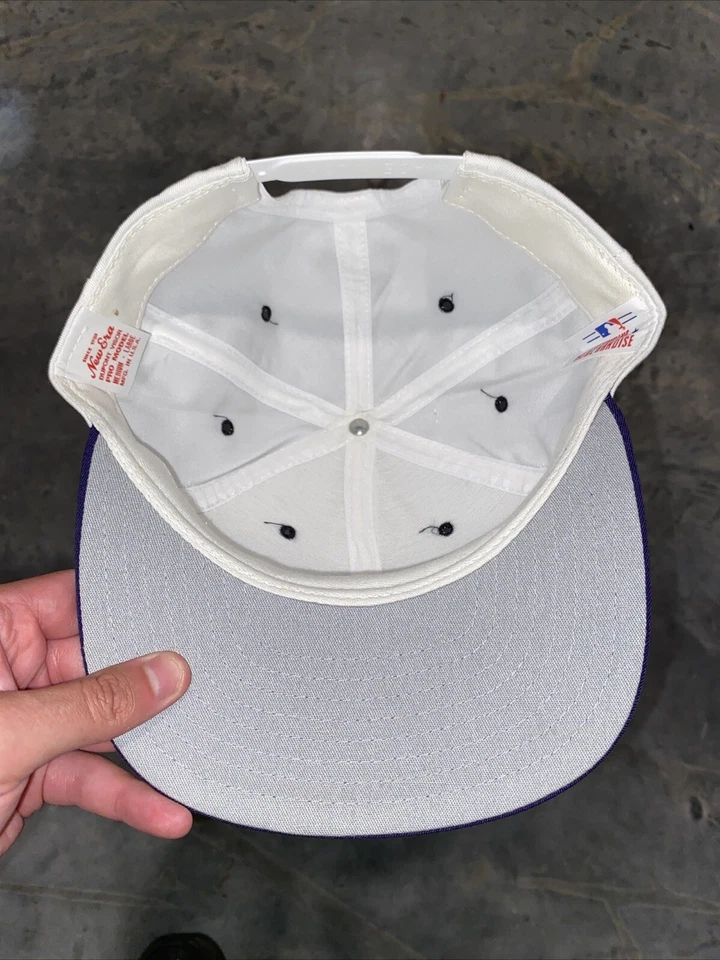 Sombrero de Colección Colorado Rockies Snapback Años 90 MLB NUEVO CON ETIQUETAS 1997 Entrenamiento de Primavera Nueva Era Foto 4 de 4