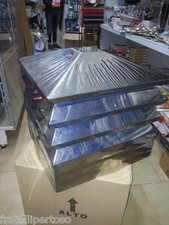 FUMAIOLO ASPIRAFUMO COMIGNOLO 32x32 SICURELLO ACCIAIO INOX 32X32