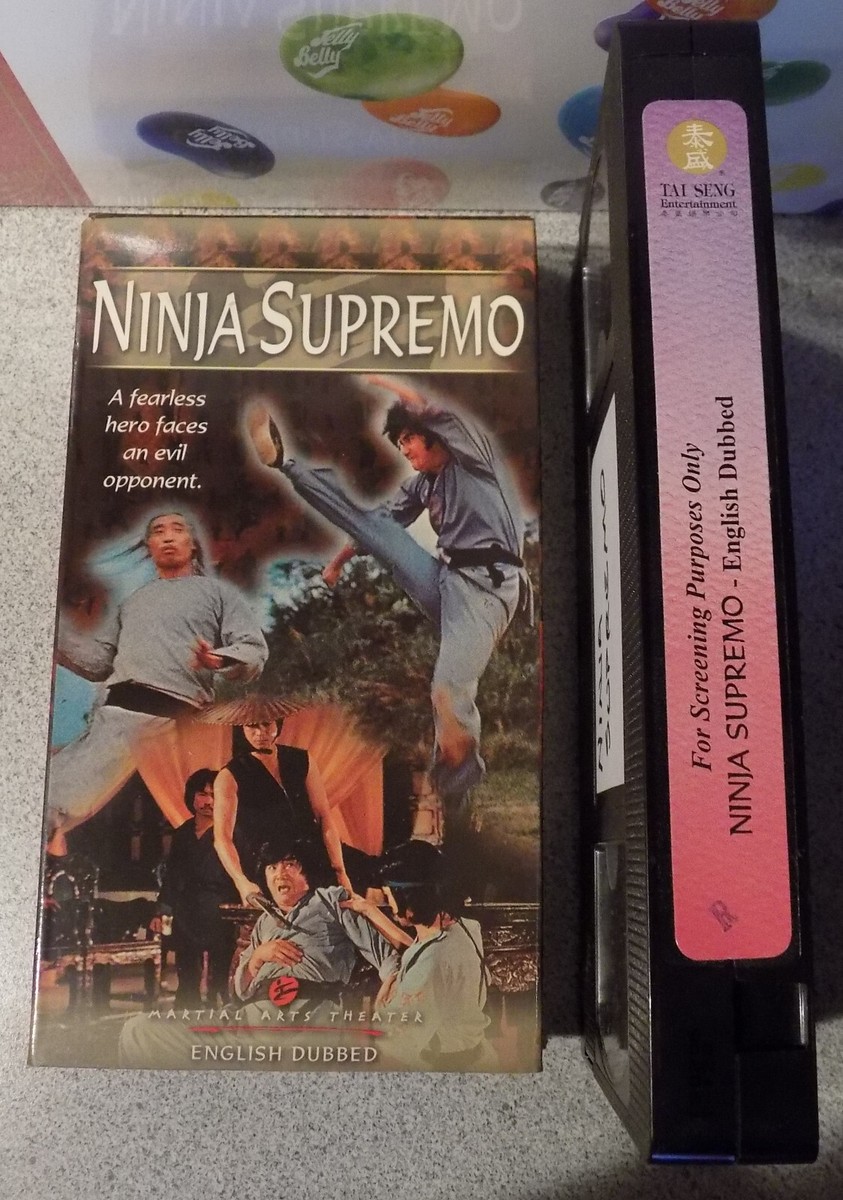 Ninja Supremo - Rare Screener Promo VHS - English Dubbed Ninja Supremo - Rare Screener Promo VHS - English Dubbed