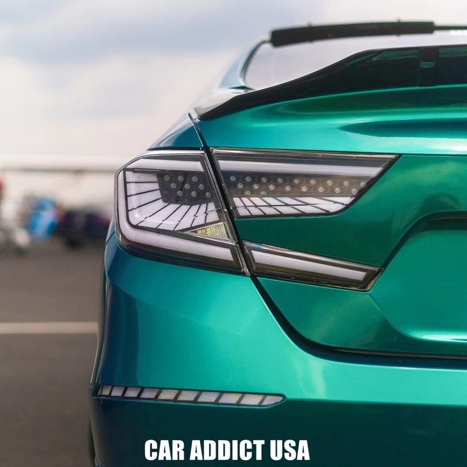 Luces traseras LED de lente transparente para Honda Accord 2018-2022 sedán 10ª generación luces traseras Foto 4 de 4