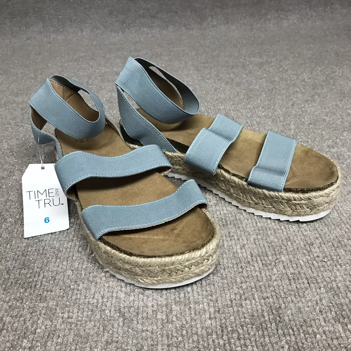 Time and tru shop platform sandals