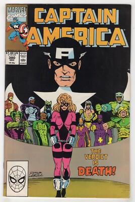 Captain America #380 (Dec 1990, Marvel) [US Agent] Gruenwald, Lim, Bagley H