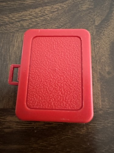 Vtg AG Barbie Tutti Let's Play Barbie #3608 Mattel Mini Red Doll Case Accessory - Picture 7 of 8