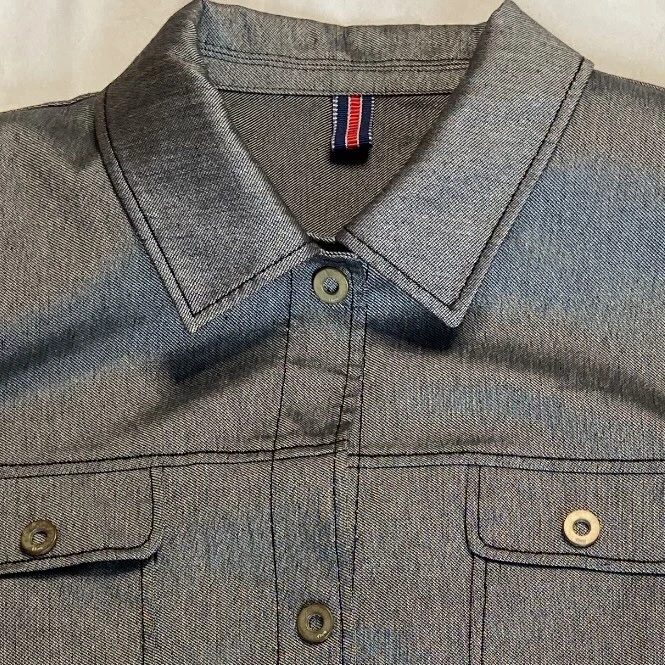 Steilmann Womens Silver Denim Jacket Size 14 - Image 2 of 4