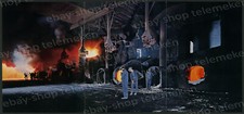 Foto Röchling-Werke Völklingen Hochofen Abstich Saar Stahl Arbeiter Montan 1963!