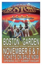 BOSTON  REPLICA *BOSTON GARDEN* 1978 CONCERT POSTER