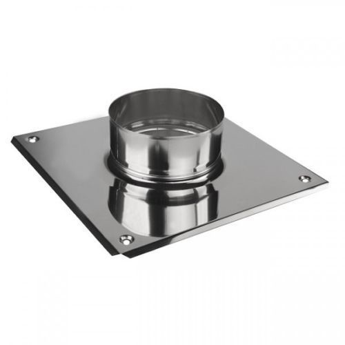 Stainless Steel Chimney Top Plate / Collar – For Stove Pipe, Duct, Fuel Liner & Multifuel Setups