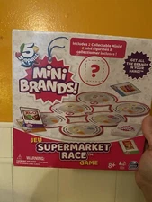 ✨✅ Jeu 5 Surprise Mini Brands Supermarket Race Game Family Fun Spinmaster NEW