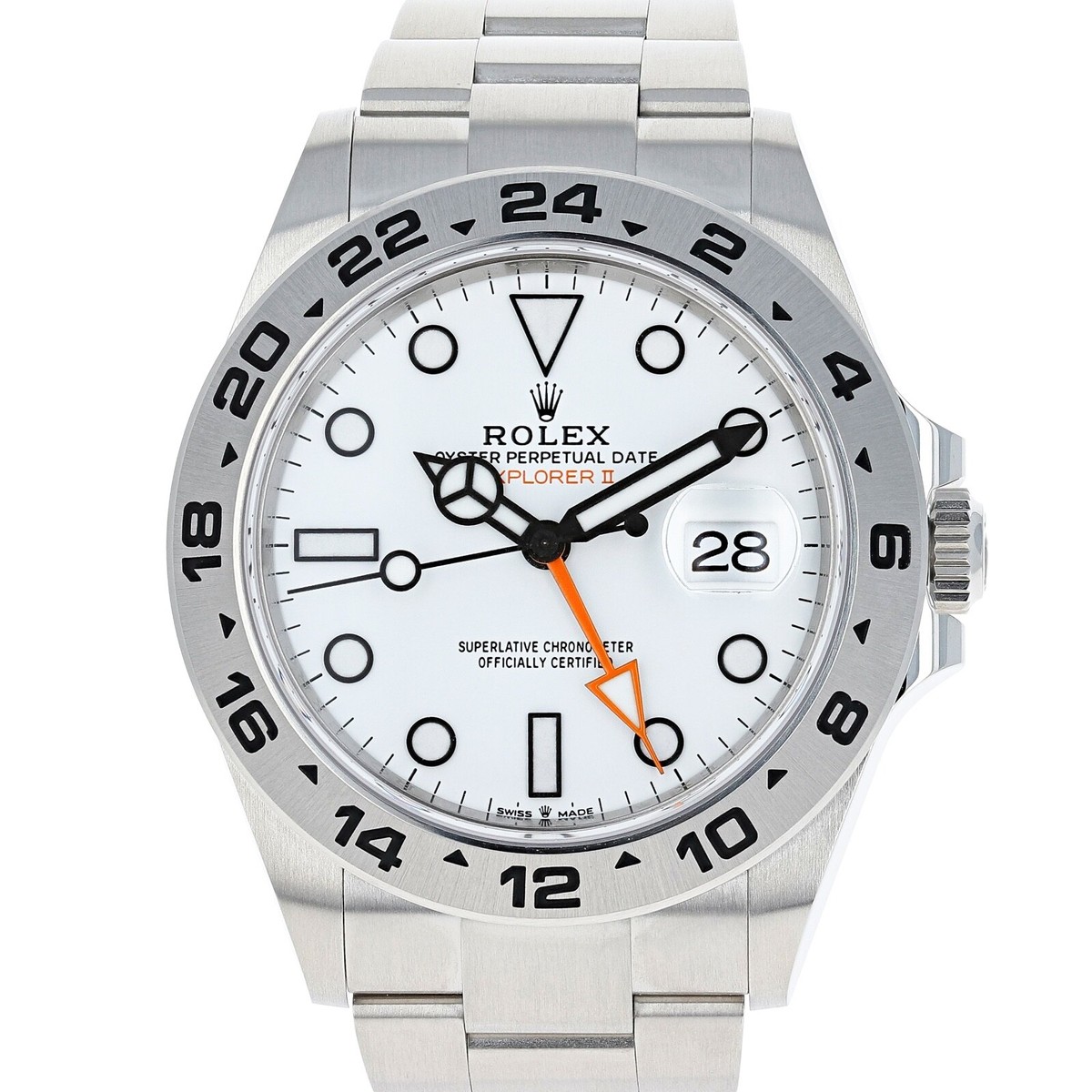 Rolex Explorer II NEW 2026 MAY 226570 White Polar 42 mm | eBay
