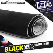 60"x60" Headliner Fabric Foam Backed Suede Match Car Roof Liner Sag Upholstery