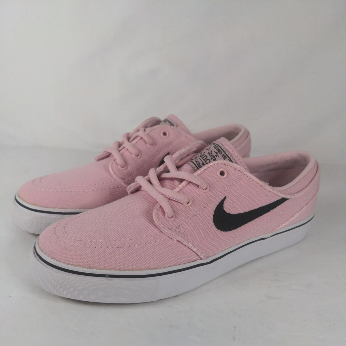 Traición Mareo Críticamente Pink Nike SB Stefan Janoski Skater Shoes Size 4.5Y Pink Black White | eBay