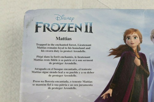 Disney Frozen 2 - Lieutenant Mattias Doll New Open Box - Picture 5 of 6