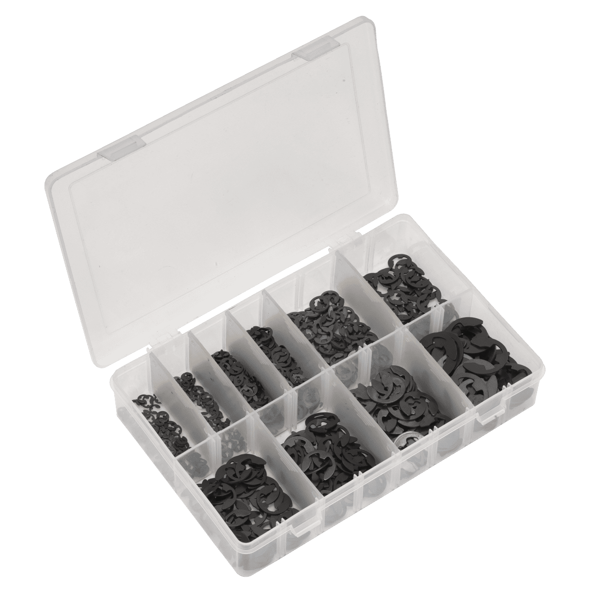 Sealey E-Clip Retainer Assortment 800pc Imperial - Part No. AB013ER - Image 5