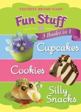 Fun Stuff: 3 Books in 1: Cupcakes, Cookies, Silly Snacks - Plastic Comb - GOOD