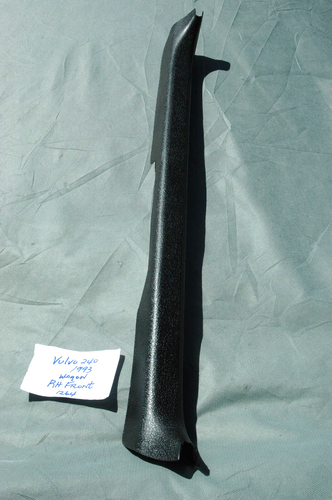 1986-1993 Volvo 240 244 Door Threshold / Door Sill Black Right Front ...