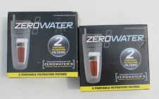 Zero Water 4Pk 5-Stage Portable Water Filters for Zero Water Tumblers #ZR-230