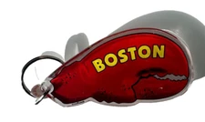 Boston Lobster claw keychain red and yellow ** new 